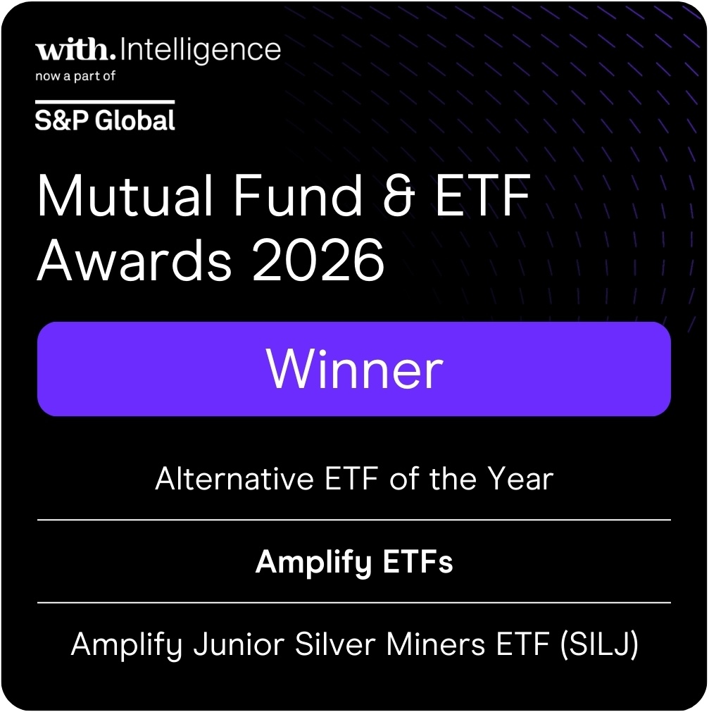 With Intelligence Mutual Fund & ETF Awards 2026 Winner: Alternative ETF of the Year, Amplify Junior Silver Miners ETF (SILJ)