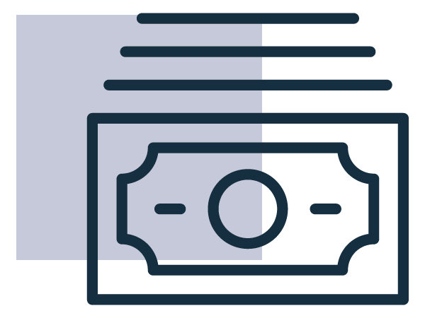 Icon: banknote, representing the Buy step of the options income strategy